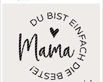 Plotter file Mom Mother's Day SVG