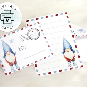 Wichtelbriefe Vorlage Wichtelpost Weihnachtswichtel Wichteltür