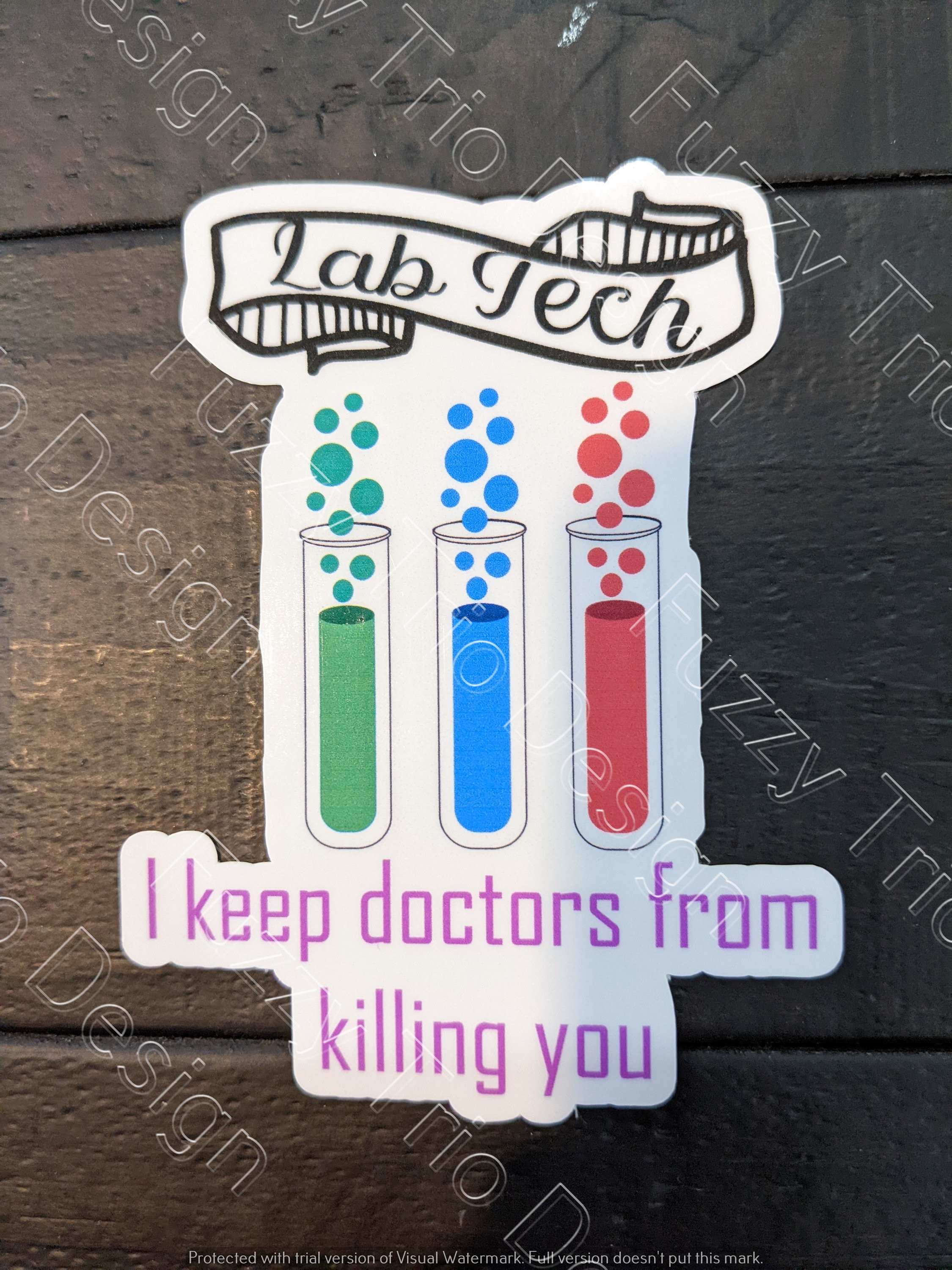 Lab Tech Stickers Funny Laboratory Humor Etsy