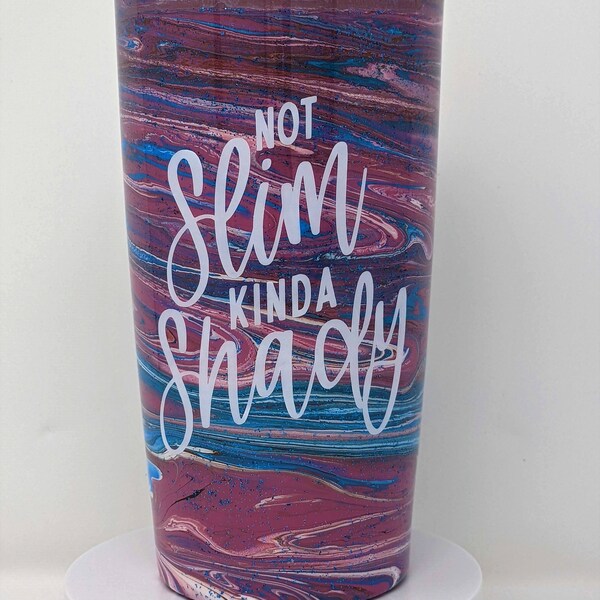 Acrylic Pour Tumbler Etsy