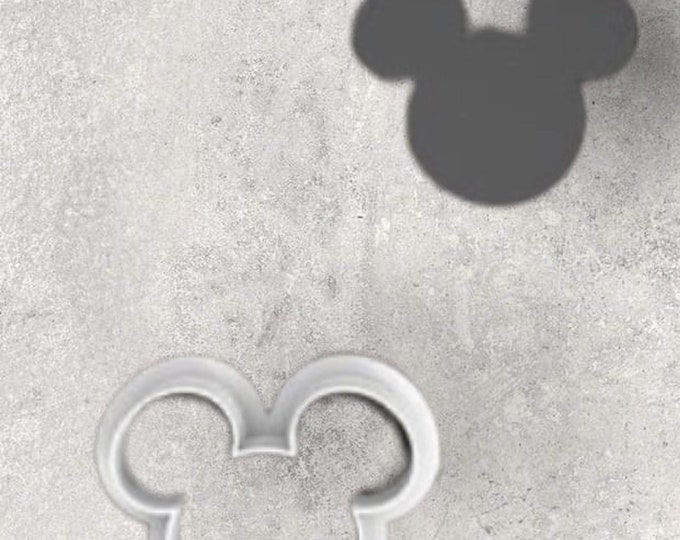 Mickey Clay Cutter| Polymer clay shape cutter | embossing cutter |earring shape mold | ceramic pottery