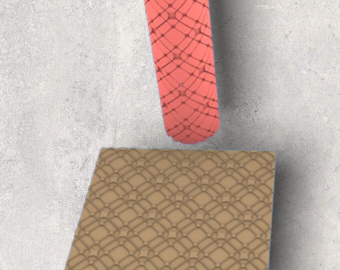 Seamless Texture Roller | Clay Roller I Pottery Roller I Polymer Clay Roller I Texture Rolling Pin |
