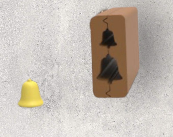 Christmas Bell Bead Roller | Clay Roller I Pottery Roller I Polymer Clay Roller I Texture Rolling Pin |