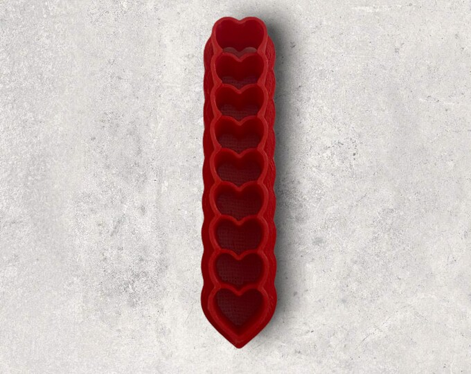 Heart Links Hoop Clay Cutter | Polymer clay shape cutter | embossing cutter |earring shape mold | handmade earrings |