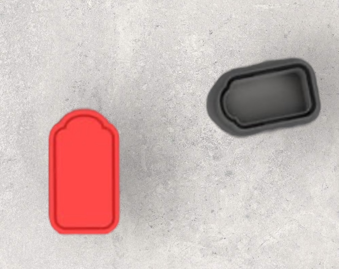 Label Clay Cutter| Polymer clay shape cutter | embossing cutter |earring shape mold | ceramic pottery