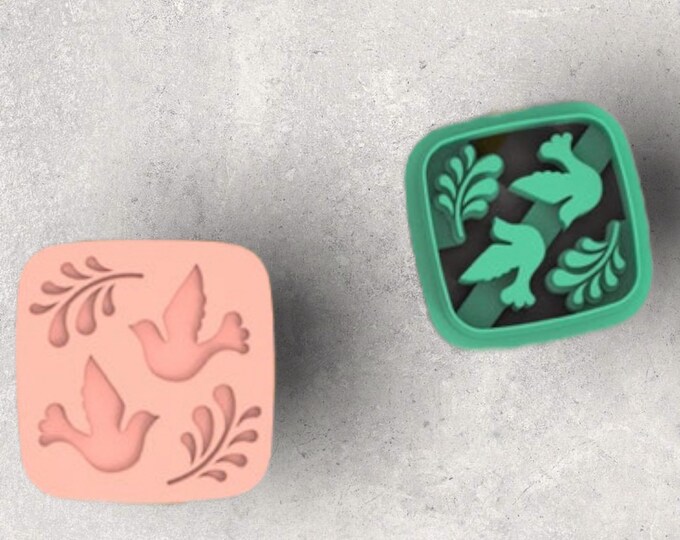 Mediterranean Tile Clay Cutter| Polymer clay shape cutter | embossing cutter |earring shape mold | ceramic pottery