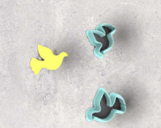 Easter Dove Clay Cutter| Polymer clay shape cutter | embossing cutter |earring shape mold | ceramic pottery