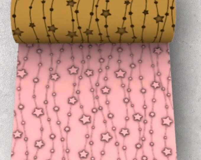 Star Texture Roller  | Clay Roller I Pottery Roller I Polymer Clay Roller I Texture Rolling Pin |