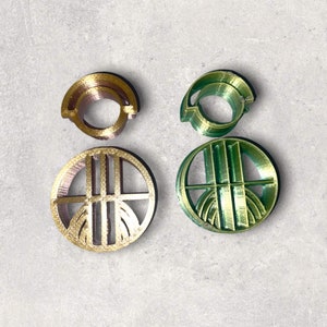 Precious Circle Clay Cutter | Polymer clay shape cutter | embossing cutter |earring shape mold | ceramic pottery | handmade earrings