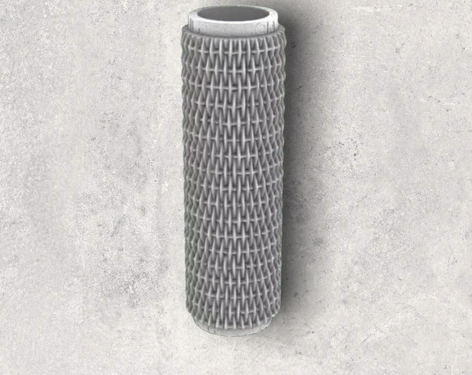 Basket Weave Texture Roller  | Clay Roller I Pottery Roller I Polymer Clay Roller I Texture Rolling Pin |