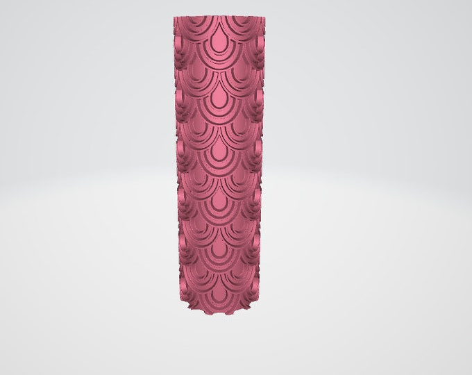 Art Deco Arch I Seamless Texture Roller | Clay Roller I Pottery Roller I Polymer Clay Roller I Texture Rolling Pin |