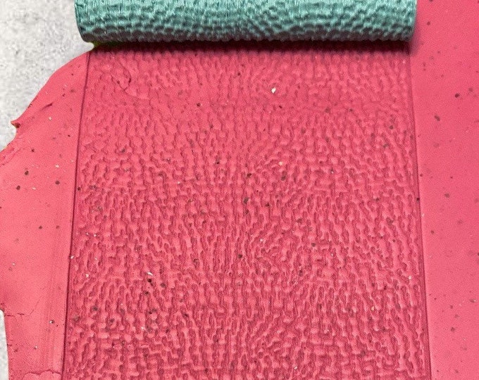Leather Texture Roller  | Clay Roller I Pottery Roller I Polymer Clay Roller I Texture Rolling Pin |