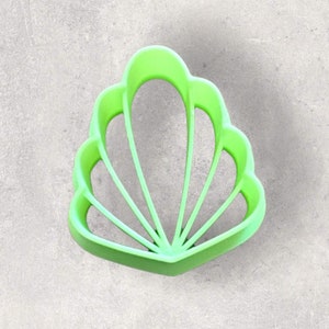 Scallop Fan Cutter | Polymer clay shape cutter | embossing cutter |earring shape mold | ceramic pottery | handmade earrings