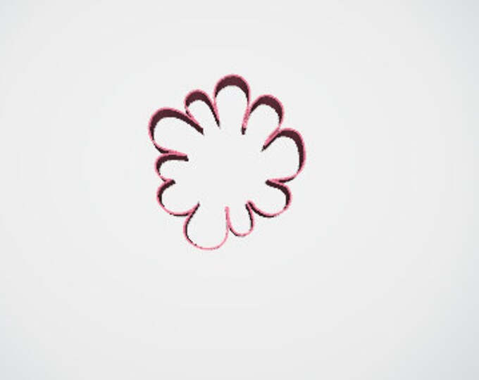Organic Flower Clay Cutter| Polymer clay shape cutter | embossing cutter |earring shape mold | ceramic pottery