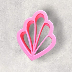 Scallop Fan Cutter | Polymer clay shape cutter | embossing cutter |earring shape mold | ceramic pottery | handmade earrings
