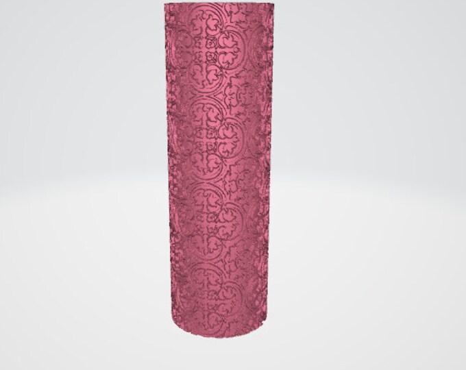 Geometric Floral Seamless Texture Roller | Clay Roller I Pottery Roller I Polymer Clay Roller I Texture Rolling Pin |