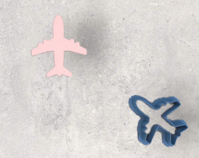Airplane Clay Cutter| Polymer clay shape cutter | embossing cutter |earring shape mold | ceramic pottery