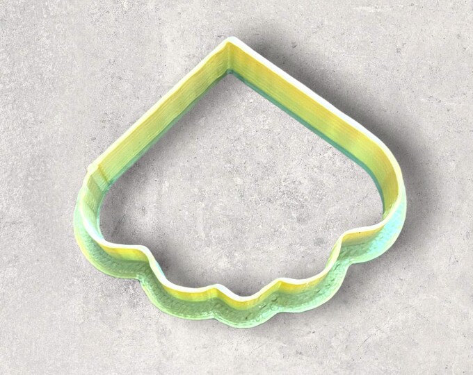 Fan Clay Cutter | Polymer clay shape cutter | embossing cutter |earring shape mold | handmade earrings |