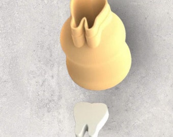 Tooth Micro Clay Cutter| Polymer clay shape cutter | embossing cutter |earring shape mold | ceramic pottery
