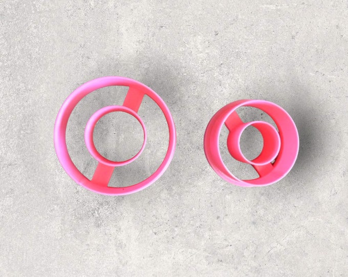 Circle Donut Clay Cutter | Polymer clay shape cutter | embossing cutter |earring shape mold | handmade earrings |