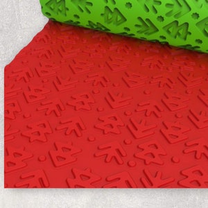 Christmas Texture Roller  | Clay Roller I Pottery Roller I Polymer Clay Roller I Texture Rolling Pin |