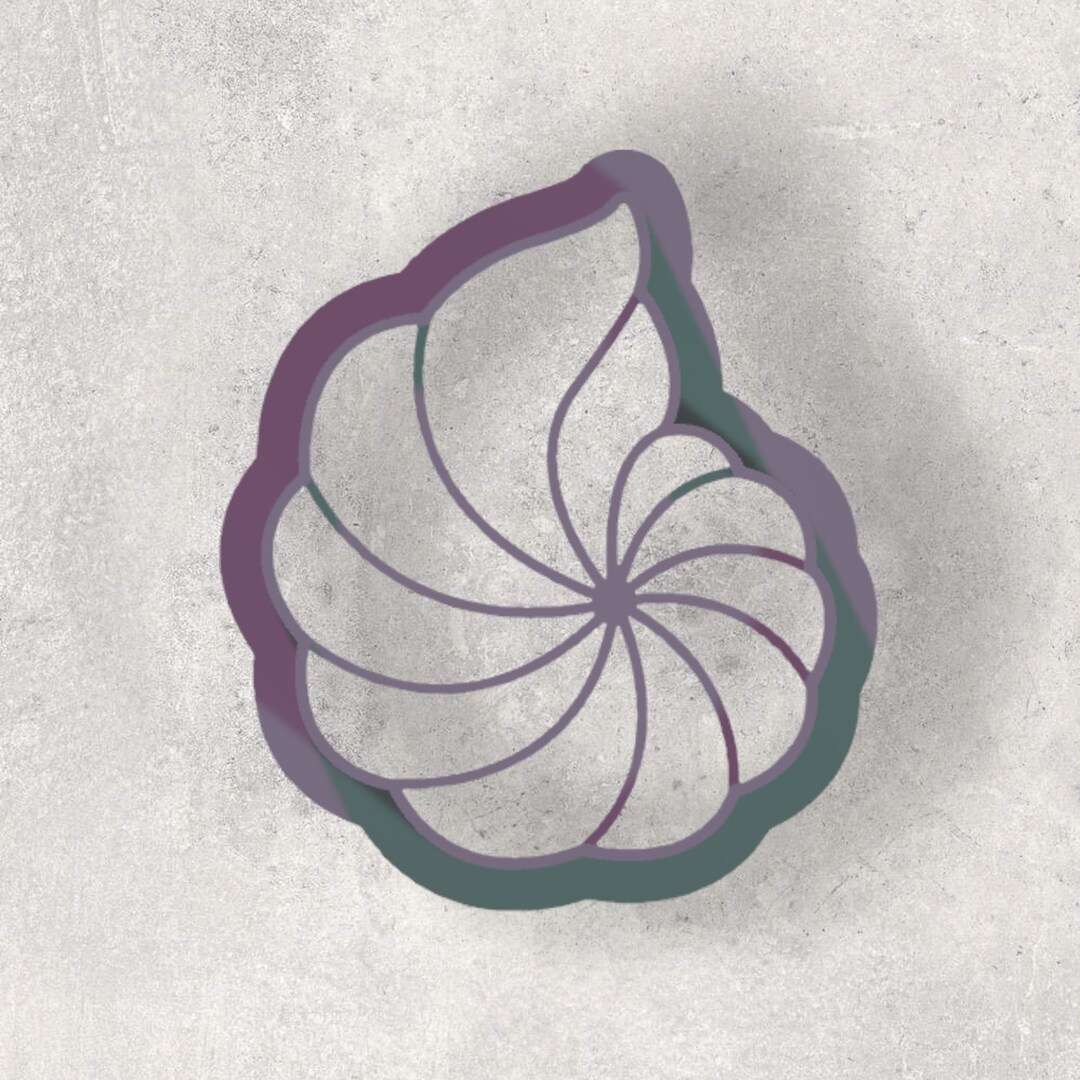 Shell Embossed Cutter | Fimo Form Ausstecher | Silber 925 Silber ...