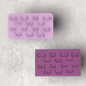 Boobies Clay Stamp| Polymer clay shape cutter | embossing cutter |earring shape mold | handmade earrings |