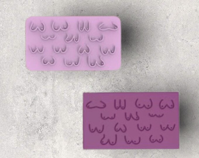 Boobies Clay Stamp| Polymer clay shape cutter | embossing cutter |earring shape mold | handmade earrings |