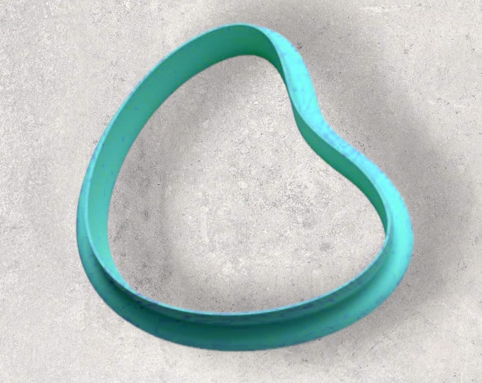 Free Form Pebble Clay Cutter| Polymer clay shape cutter | embossing cutter |earring shape mold | ceramic pottery