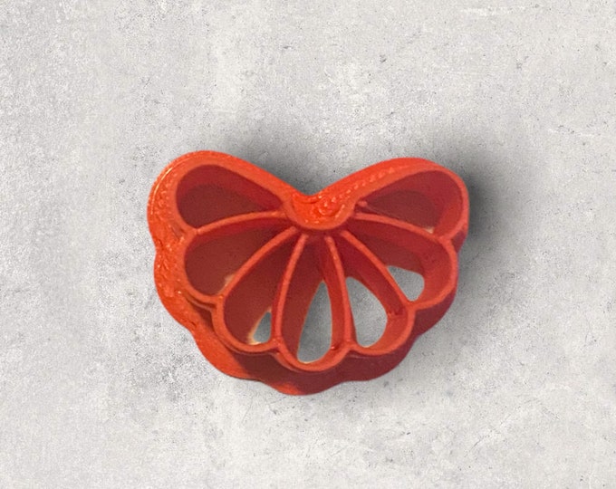 Fan II Clay Cutter | Polymer clay shape cutter | embossing cutter |earring shape mold | handmade earrings |