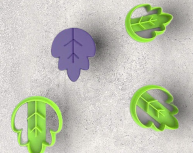 Leaf Clay Cutter| Polymer clay shape cutter | embossing cutter |earring shape mold | ceramic pottery