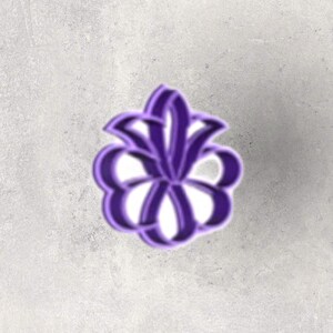 Tropical Flower Embossed Clay Cutter | Polymer clay shape cutter | embossing cutter |earring shape mold | handmade earrings |
