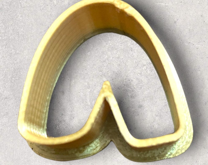 Boho Wide Rainbow Clay Cutter | Polymer clay shape cutter | embossing cutter |earring shape mold | ceramic pottery | handmade earrings |