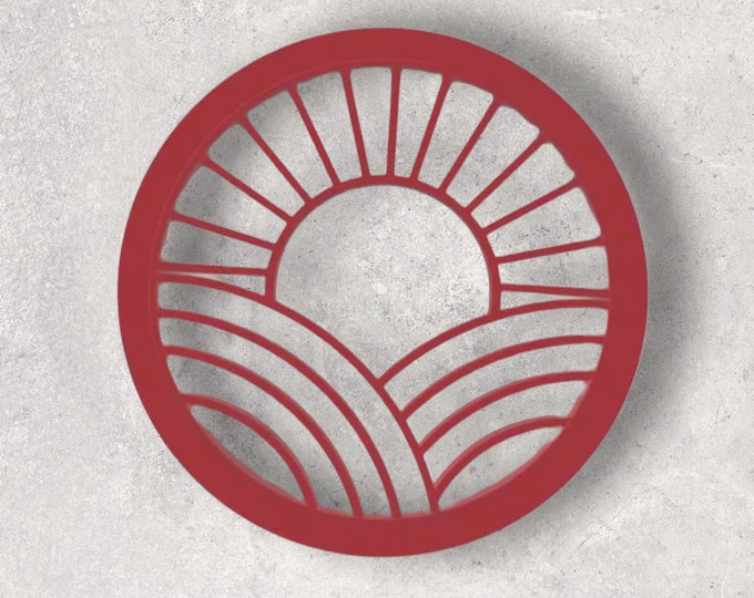 Mandy Sun Ray  Clay Cutter| Polymer clay shape cutter | embossing cutter |earring shape mold | ceramic pottery