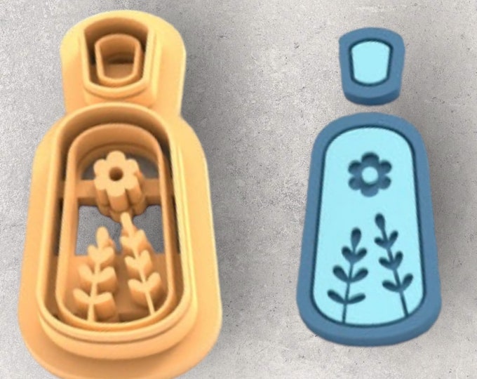 Flower Clay Cutter| Polymer clay shape cutter | embossing cutter |earring shape mold | ceramic pottery