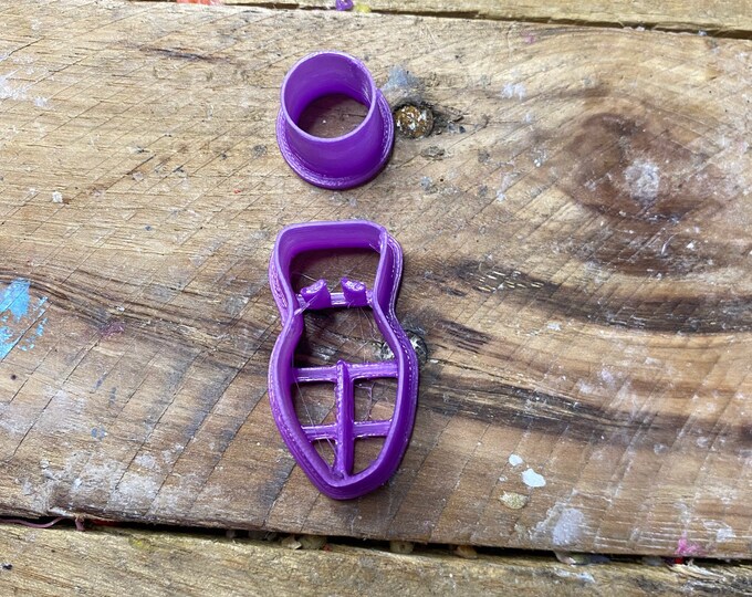 Silhouette II Clay Cutter | Polymer clay shape cutter | embossing cutter |earring shape mold