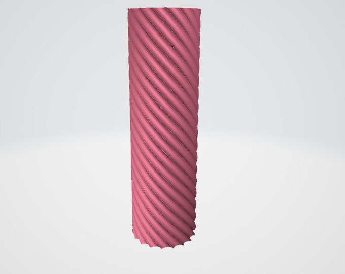 Diagonal Lines Seamless Texture Roller | Clay Roller I Pottery Roller I Polymer Clay Roller I Texture Rolling Pin |
