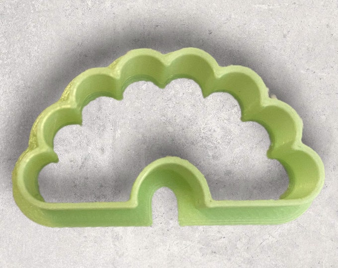 Scallop Half Flower Clay Cutter | Polymer clay shape cutter | embossing cutter |earring shape mold | ceramic pottery | handmade earrings |