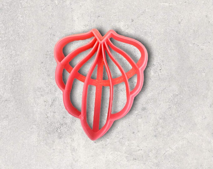 Scallop Flower Dangle Clay Cutter Set | Polymer clay shape cutter | embossing cutter |earring shape mold | handmade earrings