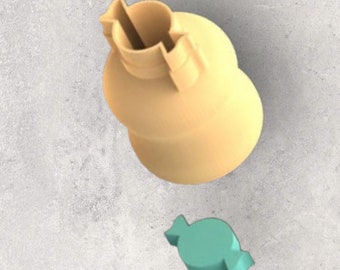 Candy Micro Clay Cutter| Polymer clay shape cutter | embossing cutter |earring shape mold | ceramic pottery
