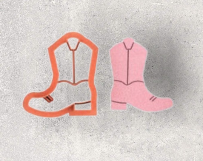 Boot Clay Cutter| Polymer clay shape cutter | embossing cutter |earring shape mold | ceramic pottery