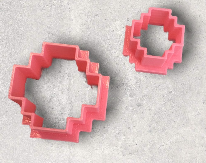 Geometric Clay Cutter | Polymer clay shape cutter | embossing cutter |earring shape mold | ceramic pottery | handmade earrings |