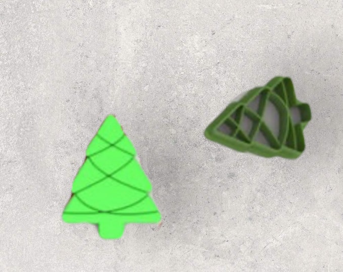 Christmas Tree Clay Cutter| Polymer clay shape cutter | embossing cutter |earring shape mold | ceramic pottery