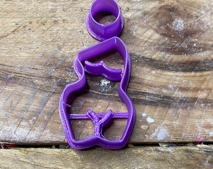 Silhouette I Clay Cutter | Polymer clay shape cutter | embossing cutter |earring shape mold
