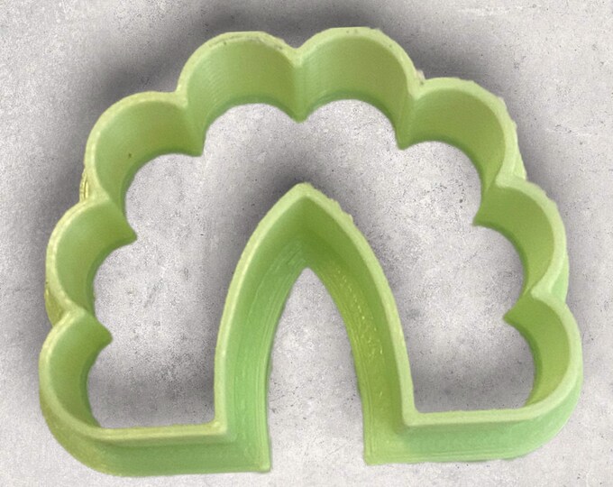 Scalloped Moroccan Wavy Arch Clay Cutter | Polymer clay shape cutter | embossing cutter |earring shape mold  | handmade earrings