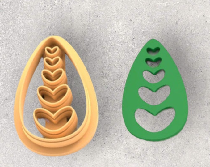 Spring Leaf Clay Cutter| Polymer clay shape cutter | embossing cutter |earring shape mold | ceramic pottery
