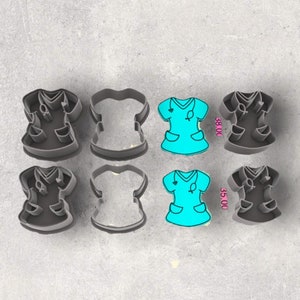 Nurse Clay Cutter| Polymer clay shape cutter | embossing cutter |earring shape mold | ceramic pottery