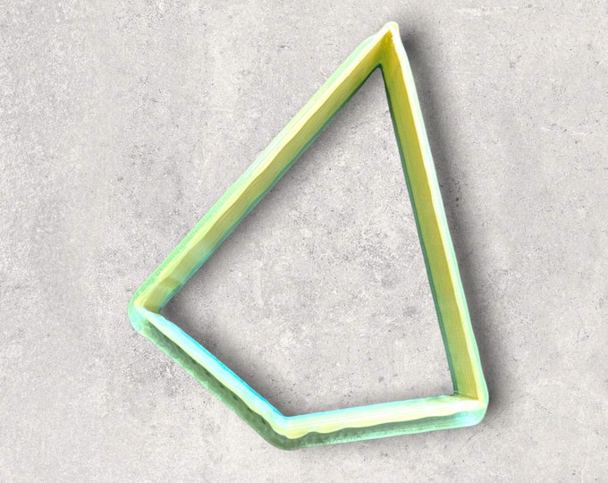 Triangle Geometric Clay Cutter | Polymer clay shape cutter | embossing cutter |earring shape mold | handmade earrings |