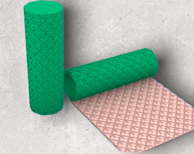 Seamless Texture Roller | Clay Roller I Pottery Roller I Polymer Clay Roller I Texture Rolling Pin |