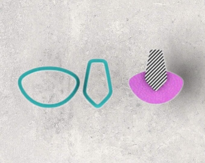 Arch Clay Cutter| Polymer clay shape cutter | embossing cutter |earring shape mold | ceramic pottery